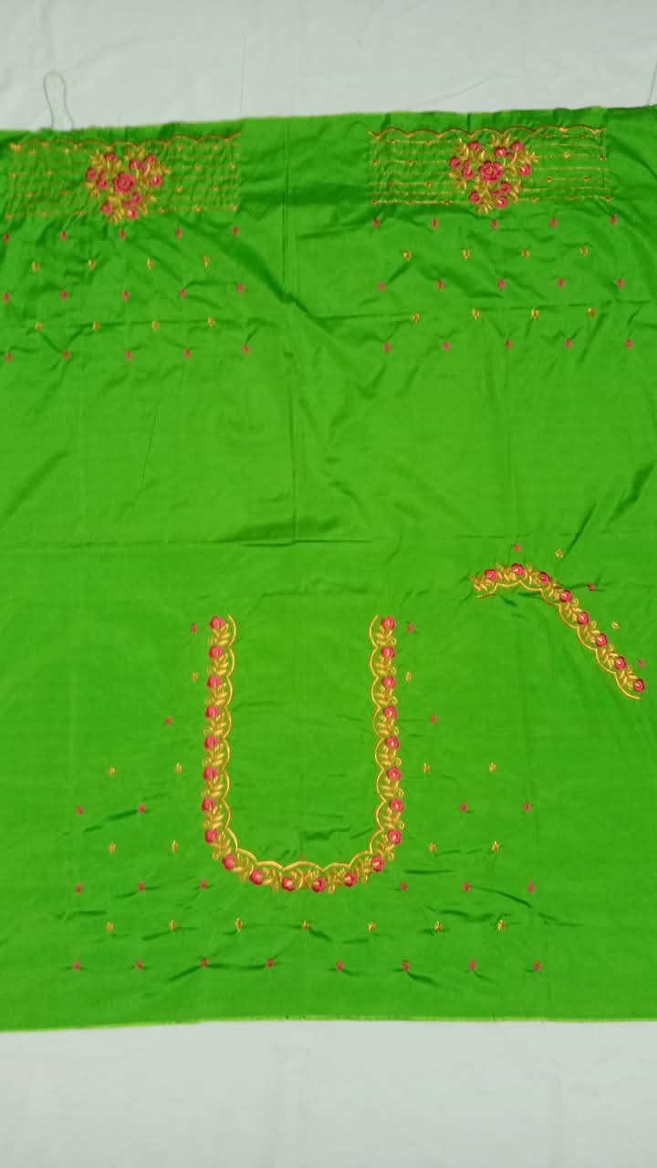 CUT WORK BLOUSE  7